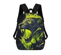 sinyumoney Sacs À Dos Scolaires Pour Enfants, Imprimés En 3D, Jolis Sacs De Voyage Lion Digital Art Sacs À Dos Décontractés Pour Enfants, Pour Filles Et Femmes 17inch