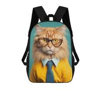 sinyumoney Sacs À Dos Scolaires Pour Enfants, Imprimés En 3D, Jolis Sacs De Voyage Maine Coon Dressed Cat Sacs À Dos Décontractés Pour Enfants, Pour Filles Et Femmes 17inch