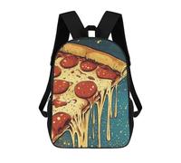 sinyumoney Sacs À Dos Scolaires Pour Enfants, Imprimés En 3D, Jolis Sacs De Voyage Melted Pepperoni Pizza Sacs À Dos Décontractés Pour Enfants, Pour Filles Et Femmes 17inch