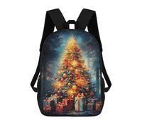sinyumoney Sacs À Dos Scolaires Pour Enfants, Imprimés En 3D, Jolis Sacs De Voyage Merry And Bright Sacs À Dos Décontractés Pour Enfants, Pour Filles Et Femmes 17inch