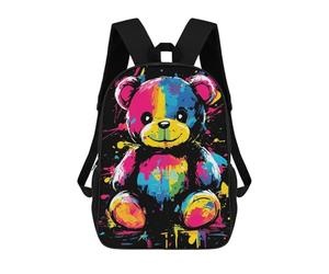 sinyumoney Sacs À Dos Scolaires Pour Enfants, Imprimés En 3D, Jolis Sacs De Voyage Rainbow Teddy Bear Sacs À Dos Décontractés Pour Enfants, Pour Filles Et Femmes 17inch