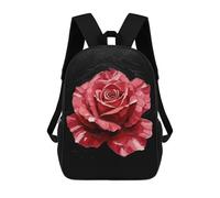 sinyumoney Sacs À Dos Scolaires Pour Enfants, Imprimés En 3D, Jolis Sacs De Voyage Red Rose Painting Sacs À Dos Décontractés Pour Enfants, Pour Filles Et Femmes 17inch