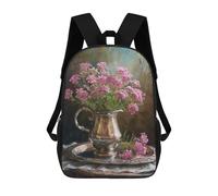 sinyumoney Sacs À Dos Scolaires Pour Enfants, Imprimés En 3D, Jolis Sacs De Voyage Silver Pitcher Sacs À Dos Décontractés Pour Enfants, Pour Filles Et Femmes 17inch