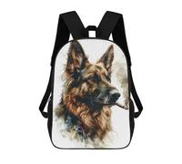 sinyumoney Sacs À Dos Scolaires Pour Enfants, Imprimés En 3D, Jolis Sacs De Voyage Smoking German Shepherd Sacs À Dos Décontractés Pour Enfants, Pour Filles Et Femmes 17inch