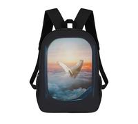 sinyumoney Sacs À Dos Scolaires Pour Enfants, Imprimés En 3D, Jolis Sacs De Voyage Whale in Clouds Sunset Sacs À Dos Décontractés Pour Enfants, Pour Filles Et Femmes 17inch