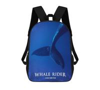 sinyumoney Sacs À Dos Scolaires Pour Enfants, Imprimés En 3D, Jolis Sacs De Voyage Whale Rider Sacs À Dos Décontractés Pour Enfants, Pour Filles Et Femmes 17inch