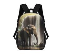 sinyumoney Sacs À Dos Scolaires Pour Enfants Jungle Elephant Majesty -1 Sac D'école Imprimé En 3D Pour Garçons, Élèves Du Primaire Et Du Collège 17inch