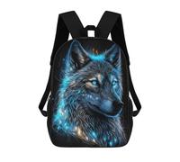 sinyumoney Sacs À Dos Scolaires Pour Enfants Magic Frost Wolf Sac D'école Imprimé En 3D Pour Garçons, Élèves Du Primaire Et Du Collège 17inch