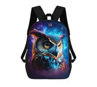 sinyumoney Sacs À Dos Scolaires Pour Enfants Magical Owl Clock Artwork Sac D'école Imprimé En 3D Pour Garçons, Élèves Du Primaire Et Du Collège 17inch