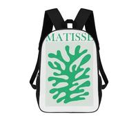 sinyumoney Sacs À Dos Scolaires Pour Enfants Matisse I Sac D'école Imprimé En 3D Pour Garçons, Élèves Du Primaire Et Du Collège 17inch