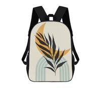 sinyumoney Sacs À Dos Scolaires Pour Enfants Minimalist Floral 10 Sac D'école Imprimé En 3D Pour Garçons, Élèves Du Primaire Et Du Collège 17inch