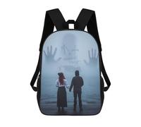 sinyumoney Sacs À Dos Scolaires Pour Enfants Pirate Ghost Ship Sac D'école Imprimé En 3D Pour Garçons, Élèves Du Primaire Et Du Collège 17inch