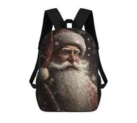 sinyumoney Sacs À Dos Scolaires Pour Enfants Santa Claus II Sac D'école Imprimé En 3D Pour Garçons, Élèves Du Primaire Et Du Collège 17inch
