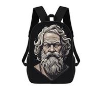 sinyumoney Sacs À Dos Scolaires Pour Enfants Socrates Greek Philosopher Sac D'école Imprimé En 3D Pour Garçons, Élèves Du Primaire Et Du Collège 17inch