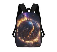 sinyumoney Sacs À Dos Scolaires Pour Enfants Space Cityscape Sac D'école Imprimé En 3D Pour Garçons, Élèves Du Primaire Et Du Collège 17inch