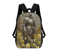 sinyumoney Sacs À Dos Scolaires Pour Enfants Swordsman Armor Sac D'école Imprimé En 3D Pour Garçons, Élèves Du Primaire Et Du Collège 17inch