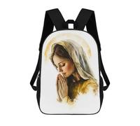 sinyumoney Sacs À Dos Scolaires Pour Enfants Virgin Mary Painting Sac D'école Imprimé En 3D Pour Garçons, Élèves Du Primaire Et Du Collège 17inch