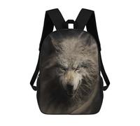 sinyumoney Sacs À Dos Scolaires Pour Enfants Wolf's Roar Wild Spirit Sac D'école Imprimé En 3D Pour Garçons, Élèves Du Primaire Et Du Collège 17inch