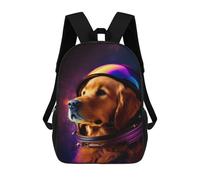 sinyumoney Sacs À Dos Space Pup Adventurer Sac À Dos Scolaire Pour Enfants, Sac D'école Imprimé En 3D Pour Garçons, Élèves Du Primaire Et Du Collège 17inch