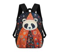 sinyumoney Sacs À Dos Tribal Animal Art 16 Panda Sac À Dos Scolaire Pour Enfants, Sac D'école Imprimé En 3D Pour Garçons, Élèves Du Primaire Et Du Collège 17inch