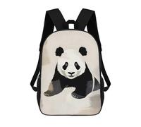 sinyumoney Sacs À Dos Vintage Cute Panda Illustration Sac À Dos Scolaire Pour Enfants, Sac D'école Imprimé En 3D Pour Garçons, Élèves Du Primaire Et Du Collège 17inch