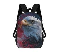 sinyumoney Sacs De Voyage Imprimés En 3D 17inch American Flag Eagle Art Print-1 Sac À Dos Scolaire Pour Enfants, Sac À Dos Décontracté Pour La Journée, Sac À Dos Tendance Pour Filles Et Femmes