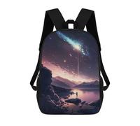 sinyumoney Sacs De Voyage Imprimés En 3D 17inch Anime Galaxy Sunset Sac À Dos Scolaire Pour Enfants, Sac À Dos Décontracté Pour La Journée, Sac À Dos Tendance Pour Filles Et Femmes