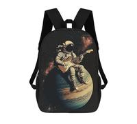 sinyumoney Sacs De Voyage Imprimés En 3D 17inch Astronaut Playing Guitar on Jupiter Sac À Dos Scolaire Pour Enfants, Sac À Dos Décontracté Pour La Journée, Sac À Dos Tendance Pour Filles Et Femmes