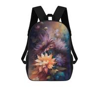 sinyumoney Sacs De Voyage Imprimés En 3D 17inch Colorful Flower Bouquet Painting-4 Sac À Dos Scolaire Pour Enfants, Sac À Dos Décontracté Pour La Journée, Sac À Dos Tendance Pour Filles Et Femmes