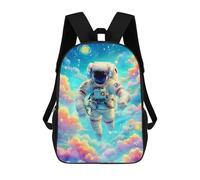 sinyumoney Sacs De Voyage Imprimés En 3D 17inch Cosmic Astronaut Journey-1 Sac À Dos Scolaire Pour Enfants, Sac À Dos Décontracté Pour La Journée, Sac À Dos Tendance Pour Filles Et Femmes