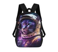 sinyumoney Sacs De Voyage Imprimés En 3D 17inch Cosmic Leopard Astronaut Sac À Dos Scolaire Pour Enfants, Sac À Dos Décontracté Pour La Journée, Sac À Dos Tendance Pour Filles Et Femmes