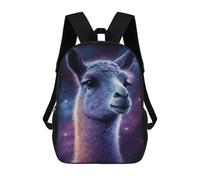 sinyumoney Sacs De Voyage Imprimés En 3D 17inch Cosmic Llama Art Print-3 Sac À Dos Scolaire Pour Enfants, Sac À Dos Décontracté Pour La Journée, Sac À Dos Tendance Pour Filles Et Femmes