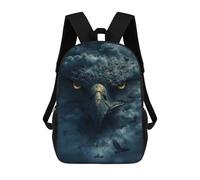 sinyumoney Sacs De Voyage Imprimés En 3D 17inch Eagle Eye in Clouds Sac À Dos Scolaire Pour Enfants, Sac À Dos Décontracté Pour La Journée, Sac À Dos Tendance Pour Filles Et Femmes