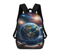 sinyumoney Sacs De Voyage Imprimés En 3D 17inch Explore Our Amazing Planet Earth Sac À Dos Scolaire Pour Enfants, Sac À Dos Décontracté Pour La Journée, Sac À Dos Tendance Pour Filles Et Femmes