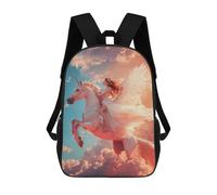 sinyumoney Sacs De Voyage Imprimés En 3D 17inch Fantasy Unicorn Ride in Clouds -2 Sac À Dos Scolaire Pour Enfants, Sac À Dos Décontracté Pour La Journée, Sac À Dos Tendance Pour Filles Et Femmes