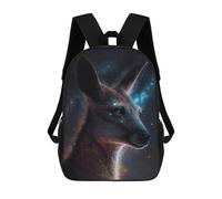 sinyumoney Sacs De Voyage Imprimés En 3D 17inch Galactic Fox Portrait Sac À Dos Scolaire Pour Enfants, Sac À Dos Décontracté Pour La Journée, Sac À Dos Tendance Pour Filles Et Femmes