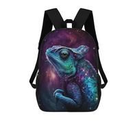 sinyumoney Sacs De Voyage Imprimés En 3D 17inch Galactic Lizard Art Print-17 Sac À Dos Scolaire Pour Enfants, Sac À Dos Décontracté Pour La Journée, Sac À Dos Tendance Pour Filles Et Femmes