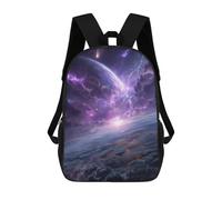 sinyumoney Sacs De Voyage Imprimés En 3D 17inch Galactic Stormscape Sac À Dos Scolaire Pour Enfants, Sac À Dos Décontracté Pour La Journée, Sac À Dos Tendance Pour Filles Et Femmes