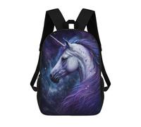 sinyumoney Sacs De Voyage Imprimés En 3D 17inch Galactic Unicorn Fantasy Art Sac À Dos Scolaire Pour Enfants, Sac À Dos Décontracté Pour La Journée, Sac À Dos Tendance Pour Filles Et Femmes