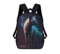 sinyumoney Sacs De Voyage Imprimés En 3D 17inch Galactic Wolf Majesty Sac À Dos Scolaire Pour Enfants, Sac À Dos Décontracté Pour La Journée, Sac À Dos Tendance Pour Filles Et Femmes