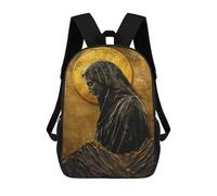 sinyumoney Sacs De Voyage Imprimés En 3D 17inch Golden Virgin Mary Statue Sac À Dos Scolaire Pour Enfants, Sac À Dos Décontracté Pour La Journée, Sac À Dos Tendance Pour Filles Et Femmes
