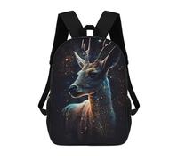 sinyumoney Sacs De Voyage Imprimés En 3D 17inch Magical Deer Art Print Sac À Dos Scolaire Pour Enfants, Sac À Dos Décontracté Pour La Journée, Sac À Dos Tendance Pour Filles Et Femmes