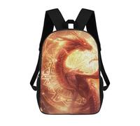 sinyumoney Sacs De Voyage Imprimés En 3D 17inch Magical Fire Dragon Artwork -1 Sac À Dos Scolaire Pour Enfants, Sac À Dos Décontracté Pour La Journée, Sac À Dos Tendance Pour Filles Et Femmes