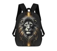 sinyumoney Sacs De Voyage Imprimés En 3D 17inch Majestic Lion Sac À Dos Scolaire Pour Enfants, Sac À Dos Décontracté Pour La Journée, Sac À Dos Tendance Pour Filles Et Femmes