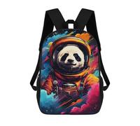 sinyumoney Sacs De Voyage Imprimés En 3D 17inch Panda Astronaut Space Art Print-2 Sac À Dos Scolaire Pour Enfants, Sac À Dos Décontracté Pour La Journée, Sac À Dos Tendance Pour Filles Et Femmes