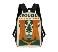 sinyumoney Sacs De Voyage Imprimés En 3D 17inch Sequoia National Park Poster Sac À Dos Scolaire Pour Enfants, Sac À Dos Décontracté Pour La Journée, Sac À Dos Tendance Pour Filles Et Femmes