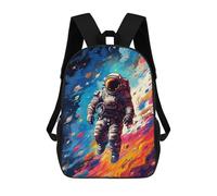 sinyumoney Sacs De Voyage Imprimés En 3D 17inch Space Astronaut Adventure -2 Sac À Dos Scolaire Pour Enfants, Sac À Dos Décontracté Pour La Journée, Sac À Dos Tendance Pour Filles Et Femmes