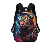 sinyumoney Sacs De Voyage Imprimés En 3D 17inch Space Tiger Adventure -1 Sac À Dos Scolaire Pour Enfants, Sac À Dos Décontracté Pour La Journée, Sac À Dos Tendance Pour Filles Et Femmes
