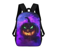 sinyumoney Sacs De Voyage Imprimés En 3D 17inch Spooky Halloween Pumpkin Sac À Dos Scolaire Pour Enfants, Sac À Dos Décontracté Pour La Journée, Sac À Dos Tendance Pour Filles Et Femmes