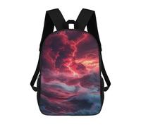 sinyumoney Sacs De Voyage Imprimés En 3D 17inch Stormy Sea with Lightning Strikes -1 Sac À Dos Scolaire Pour Enfants, Sac À Dos Décontracté Pour La Journée, Sac À Dos Tendance Pour Filles Et Femmes